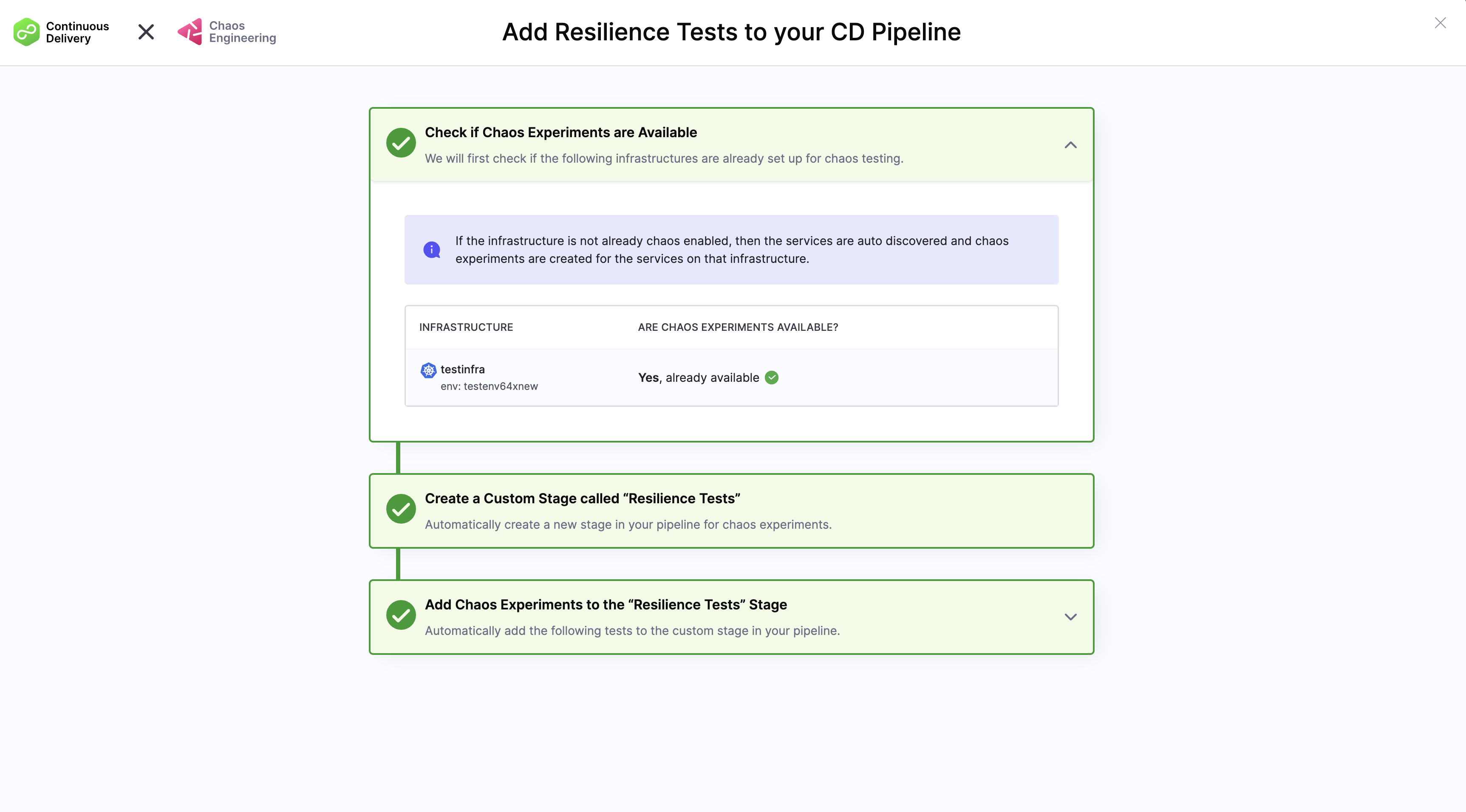 Add Resilience Tests to Pipeline